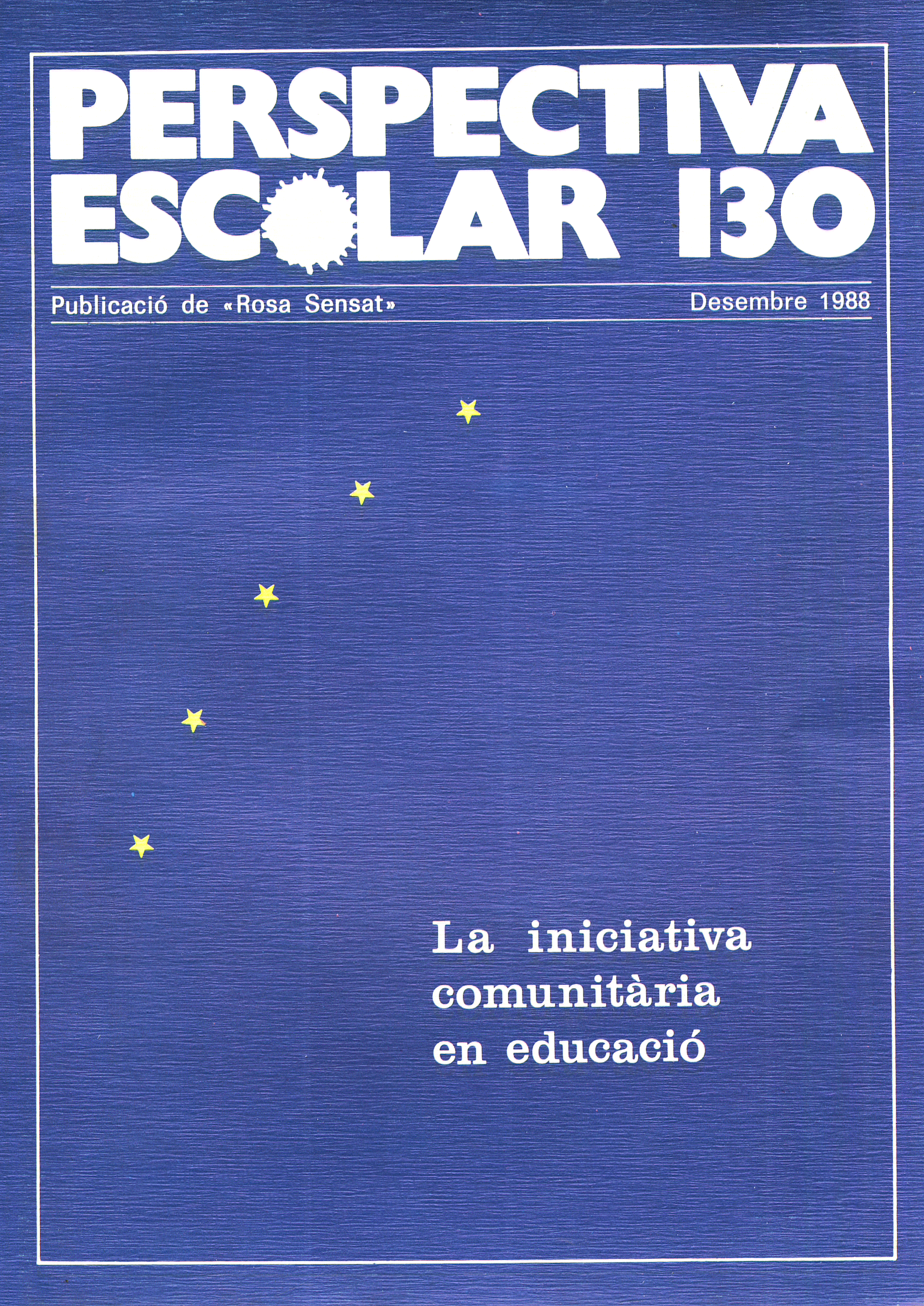 La iniciativa comunitària en educació Núm. 130